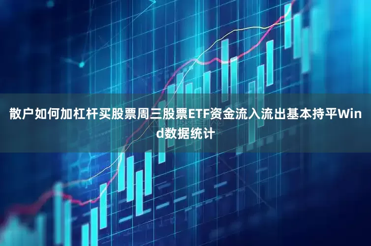 散户如何加杠杆买股票周三股票ETF资金流入流出基本持平Wind数据统计