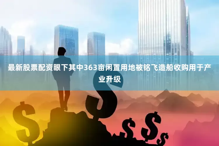 最新股票配资眼下其中363亩闲置用地被铭飞造船收购用于产业升级