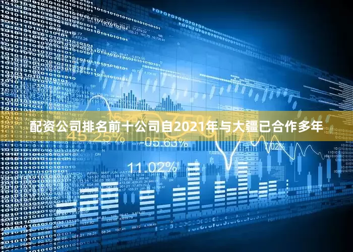 配资公司排名前十公司自2021年与大疆已合作多年